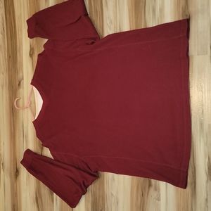 Men's Warm Burgundy Long Sleeve